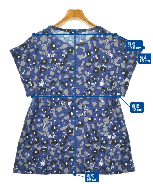 TSUMORI CHISATO（ツモリチサト）Tシャツ・カットソー 青 サイズ:2(M位) レディース/2200715227022