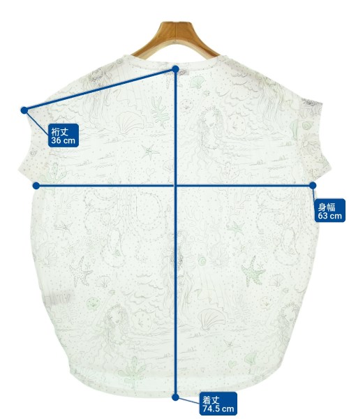 TSUMORI CHISATO（ツモリチサト）Tシャツ・カットソー 白 サイズ:2(M位) レディース/2200715227039