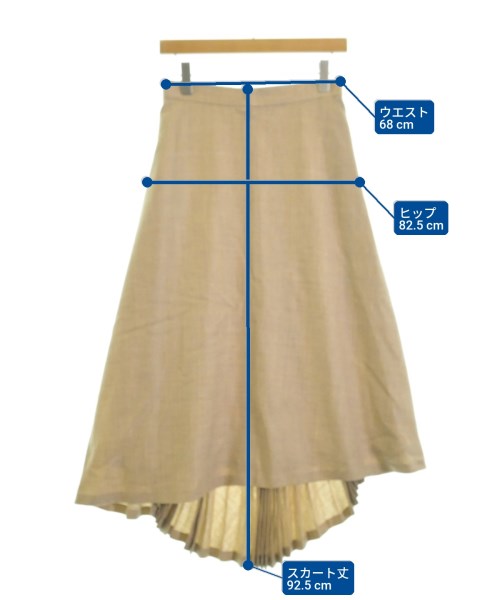 TSUMORI CHISATO（ツモリチサト）ロング・マキシ丈スカート ベージュ サイズ:2(M位) レディース/2200645799033