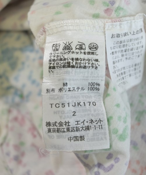 TSUMORI CHISATO（ツモリチサト）ノースリーブ 白 サイズ:2(M位) レディース/2200706185553