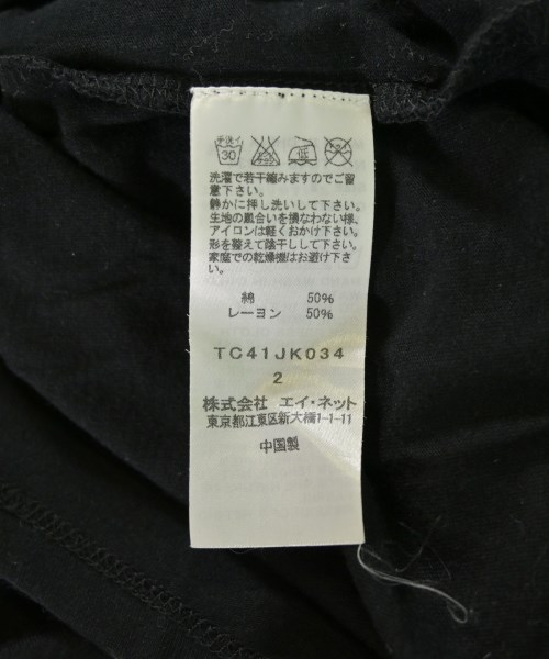 TSUMORI CHISATO（ツモリチサト）ノースリーブ 黒 サイズ:2(M位) レディース/2200706185584
