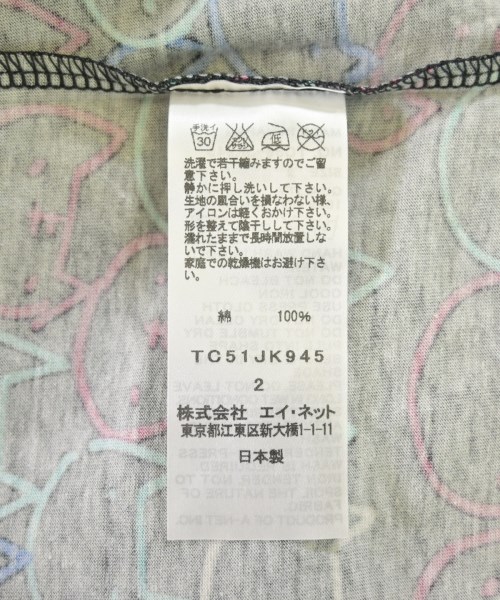 TSUMORI CHISATO（ツモリチサト）Tシャツ・カットソー 黒 サイズ:2(M位) レディース/2200723247012