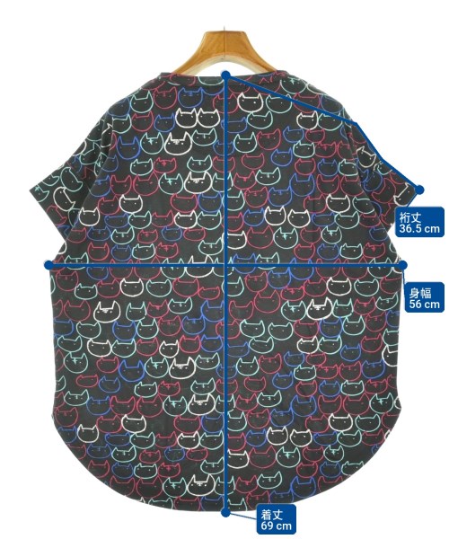 TSUMORI CHISATO（ツモリチサト）Tシャツ・カットソー 黒 サイズ:2(M位) レディース/2200723247012