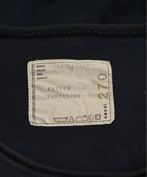 sacai（サカイ）Tシャツ・カットソー 紺 サイズ:1(S位) レディース 