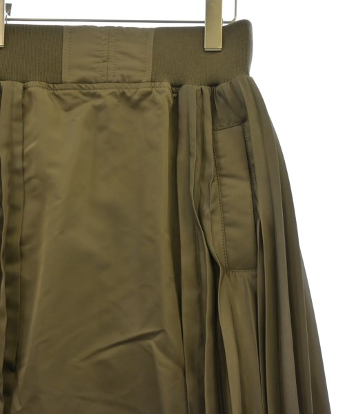 sacai（サカイ）ロング・マキシ丈スカート カーキ サイズ:2(M位