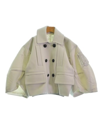 sacai（サカイ）ブルゾン 白 サイズ:1(S位) レディース/2200507015011