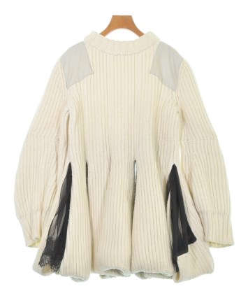 sacai(サカイ)ニット・セーター 白 サイズ:2(M位) レディース sacai(サカイ)ニット・セーター 白 サイズ:2(M位) レディース