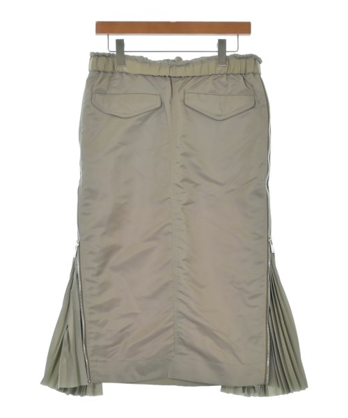 sacai（サカイ）ロング・マキシ丈スカート カーキ サイズ:3(L位) レディース/2200629259430