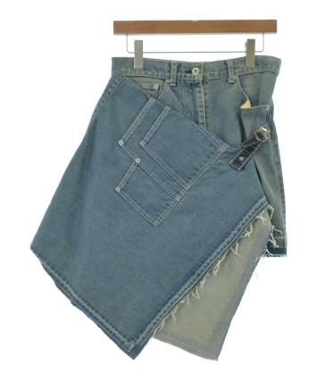 【値下げ】【新品】sakai ブラック　デニム　サカイ　ミニ　スカート SACAI / プリーツデニムスカート｜ESTNATION ONLINE STORE