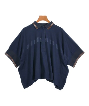 Sacai オーバーサイズ ポロシャツ sacai（サカイ）ポロシャツ 紺 サイズ:2(M位) レディース