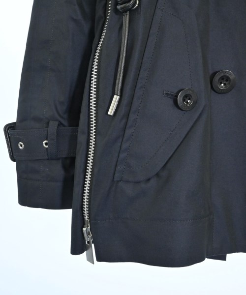 sacai（サカイ）トレンチコート 紺 サイズ:1(S位) レディース/2200636535077
