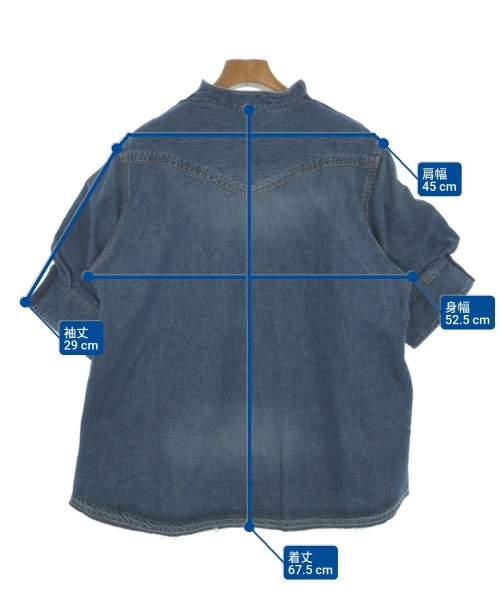 sacai（サカイ）ブラウス 紺 サイズ:2(M位) レディース/2200637058025