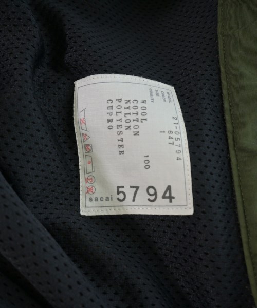 sacai（サカイ）ブルゾン カーキ サイズ:1(S位) レディース/2200637281010