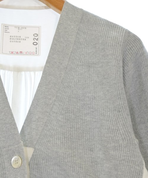sacai（サカイ）カーディガン グレー サイズ:1(S位) レディース/2200636391130