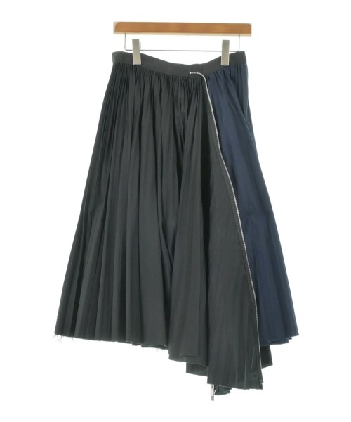 sacai（サカイ）ひざ丈スカート 黒 サイズ:2(M位) レディース/2200636391147