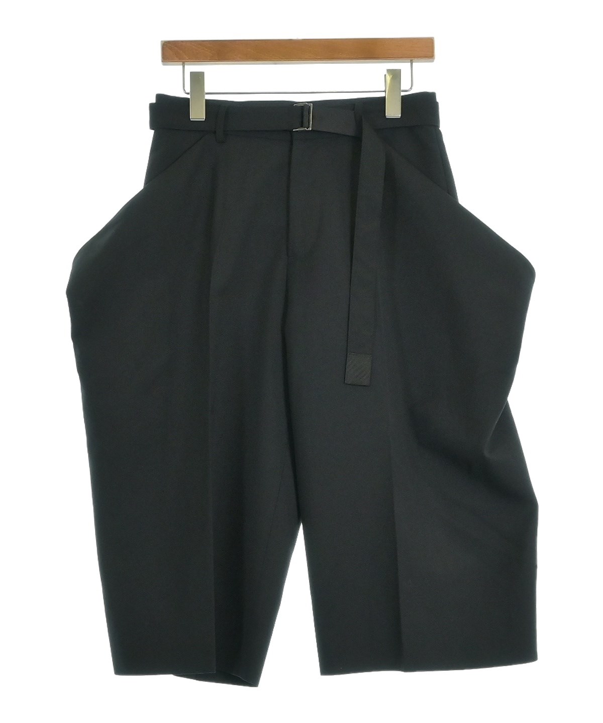 sacai（サカイ）クロップドパンツ 黒 サイズ:2(M位) レディース