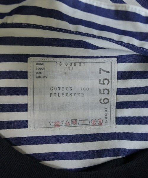 sacai（サカイ）ブラウス 紺 サイズ:2(M位) レディース/2200636391208