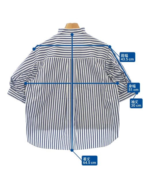 sacai（サカイ）ブラウス 紺 サイズ:2(M位) レディース/2200636391208