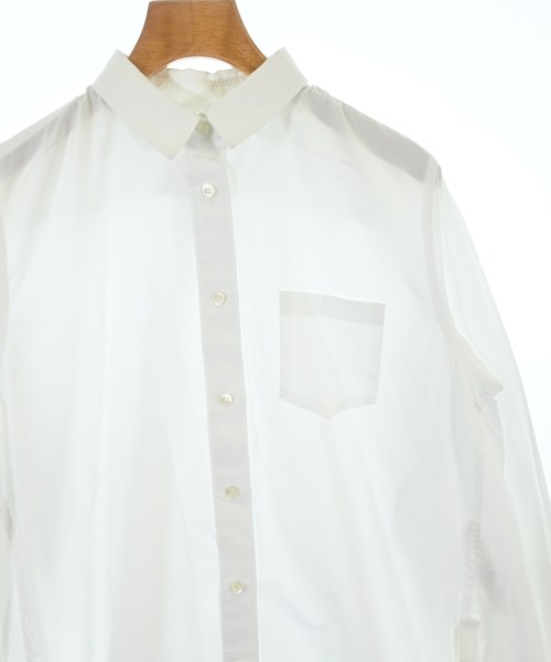 sacai（サカイ）カジュアルシャツ 白 サイズ:3(L位) レディース/2200636391222