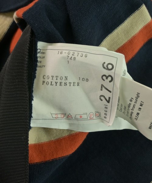 sacai（サカイ）Tシャツ・カットソー 紺 サイズ:1(S位) レディース/2200638391022
