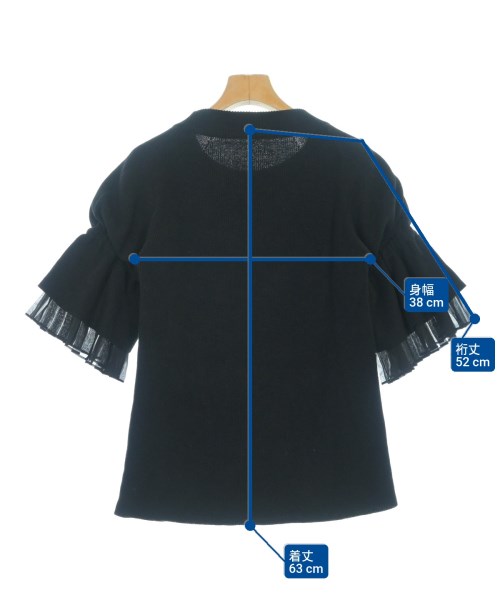 sacai（サカイ）ニット・セーター 黒 サイズ:1(S位) レディース/2200625676026