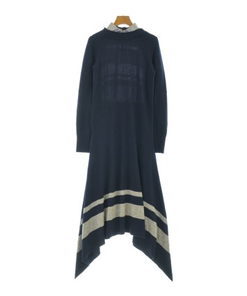 sacai（サカイ）ワンピース 紺 サイズ:1(S位) レディース