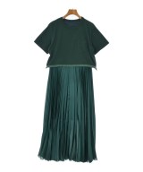 sacai（サカイ）ワンピース 緑 サイズ:1(S位) レディース/2200639023069