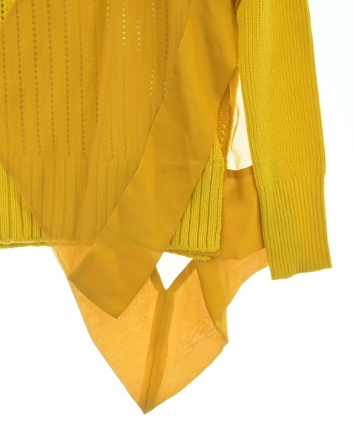 sacai（サカイ）ニット・セーター 黄 サイズ:1(S位) レディース/2200639023083