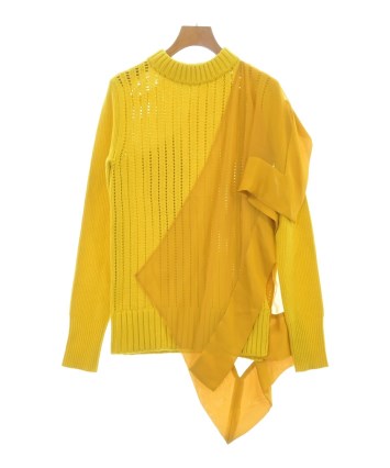 sacai（サカイ）ニット・セーター 黄 サイズ:1(S位) レディース