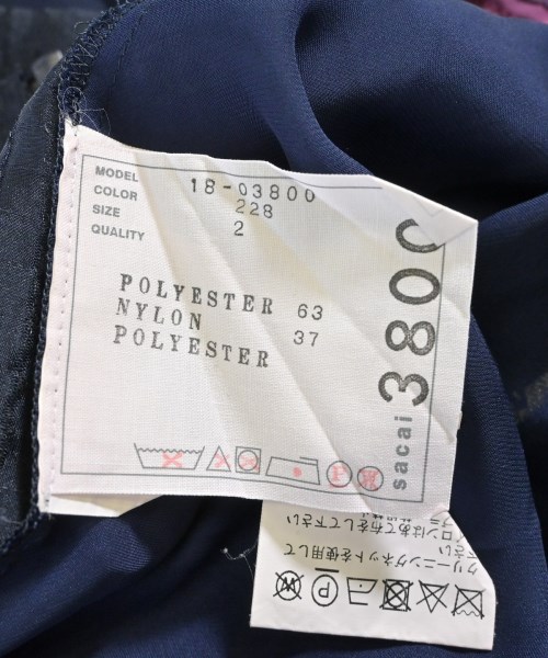 sacai（サカイ）その他 紺 サイズ:2(M位) レディース/2200640104016