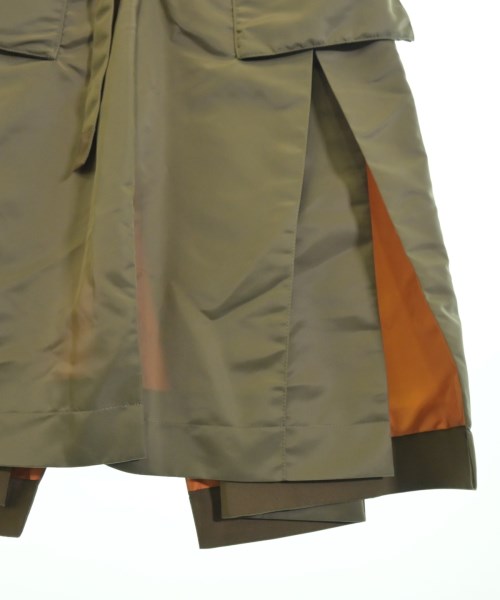sacai（サカイ）ひざ丈スカート カーキ サイズ:1(S位) レディース/2200640573027