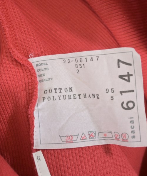 sacai（サカイ）カジュアルシャツ オレンジ サイズ:2(M位) レディース/2200640838034