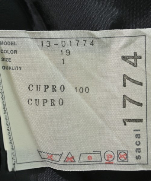 sacai（サカイ）ひざ丈スカート 黒 サイズ:1(S位) レディース/2200641792052