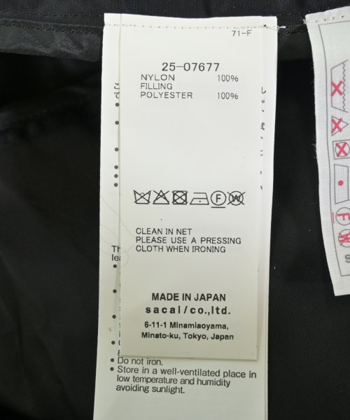 sacai（サカイ）その他 黒 サイズ:3(L位) レディース/2200641869020