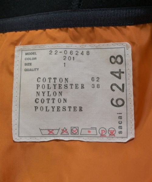 sacai（サカイ）パーカー 紺 サイズ:1(S位) レディース/2200623358023