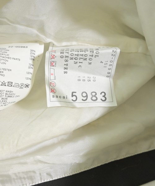 sacai（サカイ）その他 白 サイズ:4(XL位) レディース/2200642275011