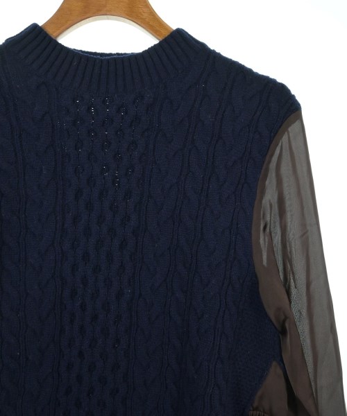 sacai（サカイ）ニット・セーター 紺 サイズ:2(M位) レディース/2200642420084