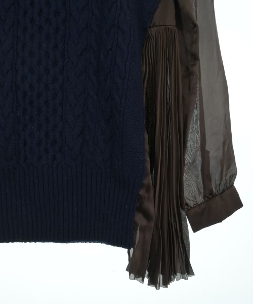 sacai（サカイ）ニット・セーター 紺 サイズ:2(M位) レディース/2200642420084