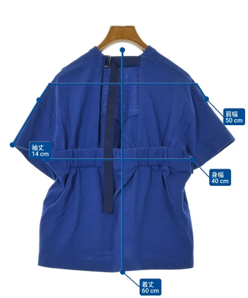 sacai（サカイ）Tシャツ・カットソー 青 サイズ:2(M位) レディース/2200642443076