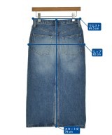 HYKE（ハイク）ひざ丈スカート 青 サイズ:1(S位) レディース/2200610964459