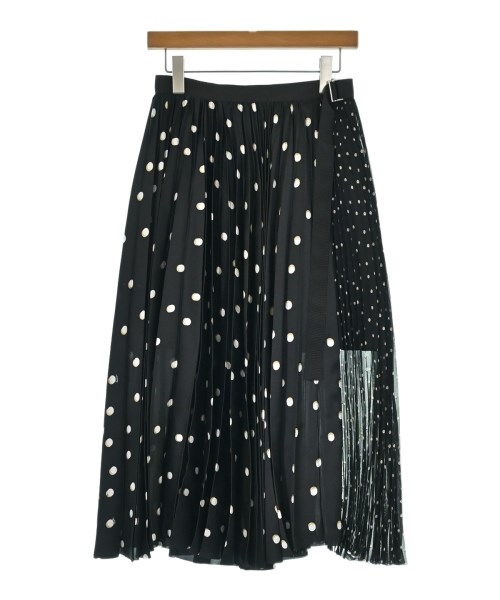 sacai（サカイ）ロング・マキシ丈スカート 黒 サイズ:1(S位