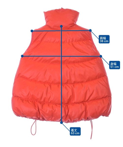 sacai（サカイ）ダウンジャケット/ダウンベスト 赤 サイズ:1(S位) レディース/2200632658022