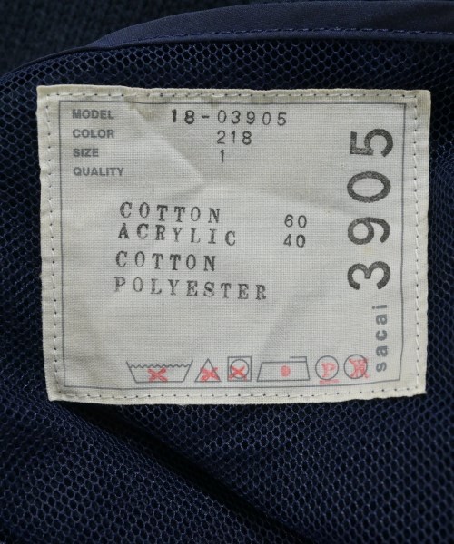 sacai（サカイ）ワンピース 紺 サイズ:1(S位) レディース/2200626707095