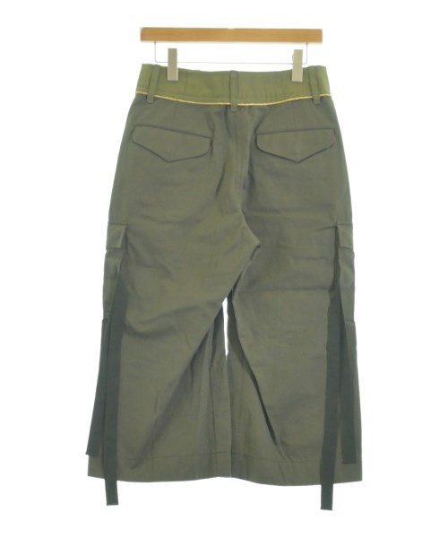 sacai（サカイ）クロップドパンツ カーキ サイズ:2(M位) レディース/2200626707156