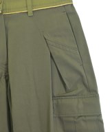 sacai（サカイ）クロップドパンツ カーキ サイズ:2(M位) レディース/2200626707156