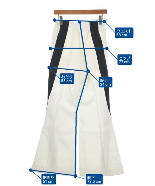 sacai（サカイ）スラックス 白 サイズ:1(S位) レディース/2200644000024