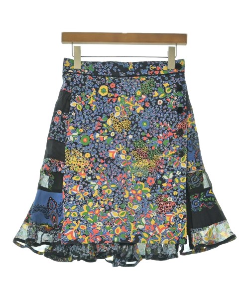 sacai(サカイ)ひざ丈スカート 青 サイズ:1(S位)/2200644698290