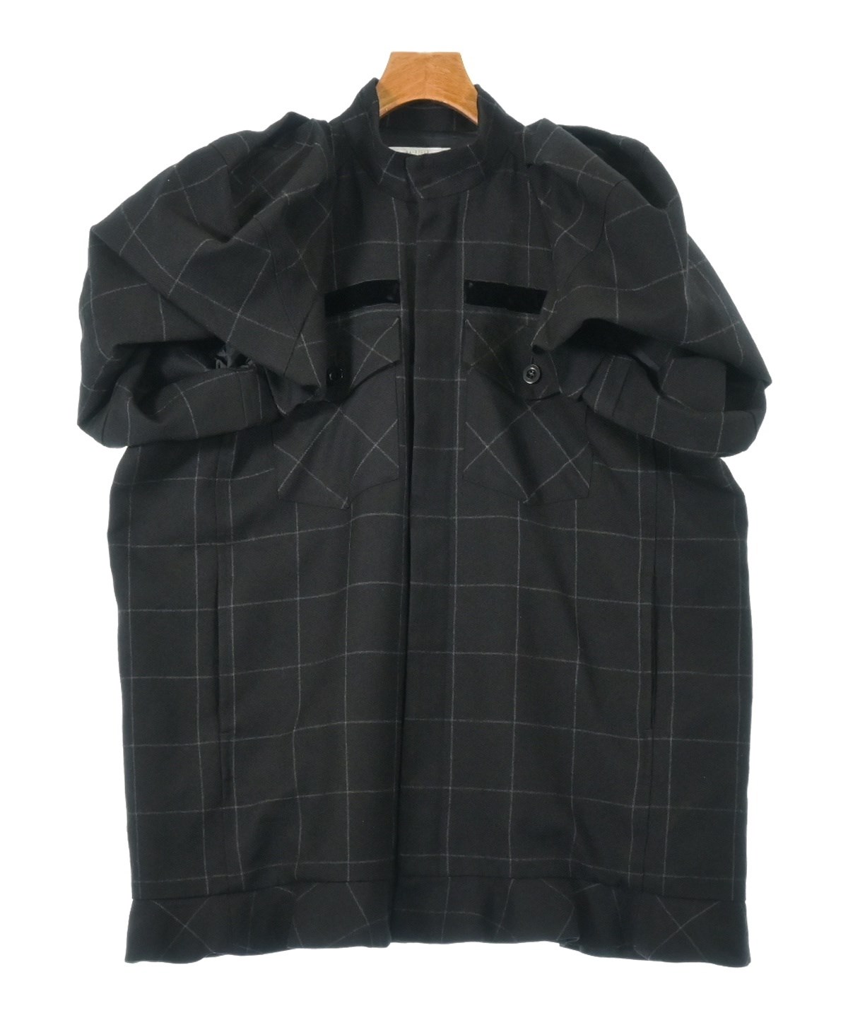 sacai（サカイ）ワンピース 黒 サイズ:1(S位) レディース