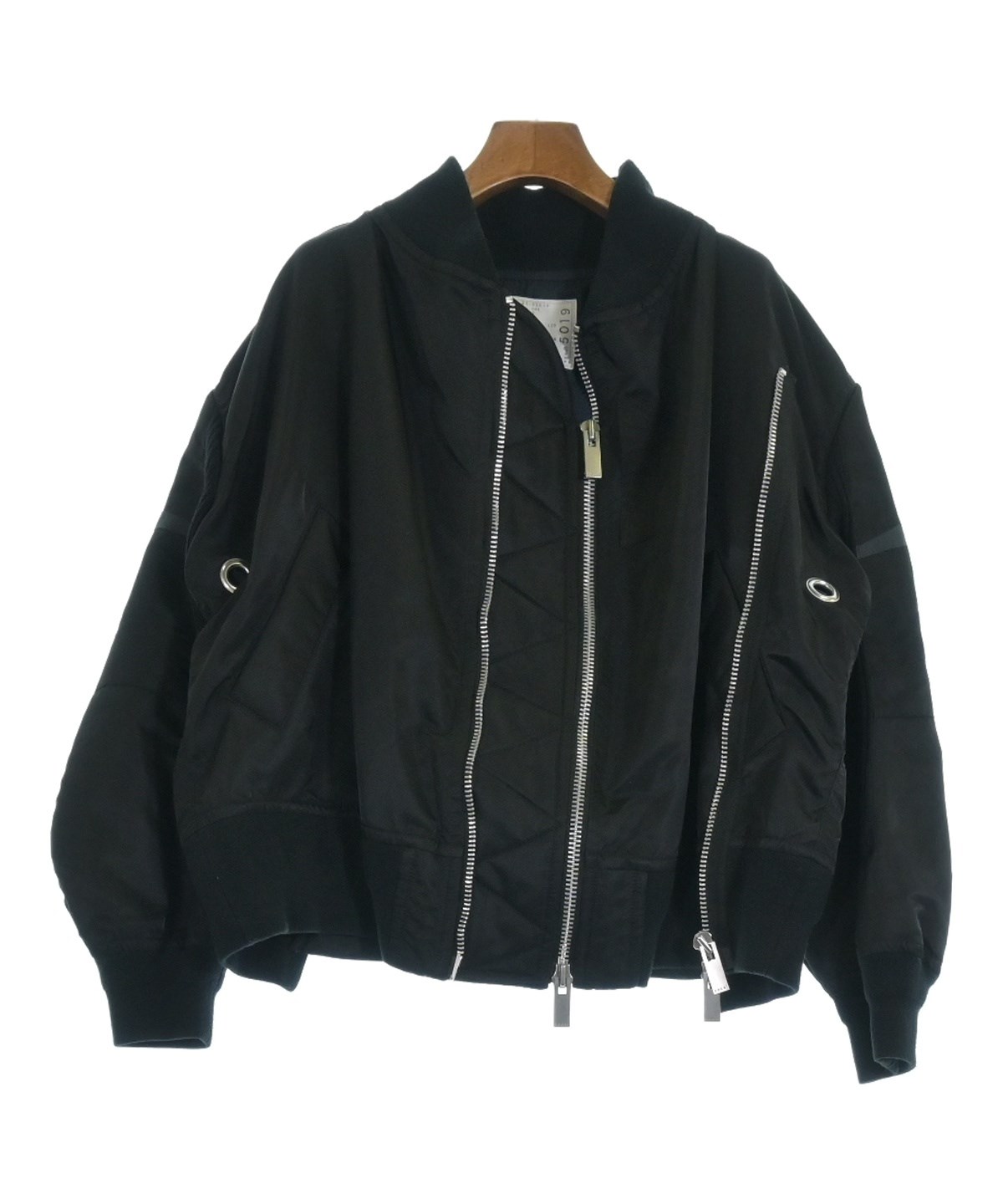 サカイ★ブルゾン★ブラック★サイズ1★百貨店購入品★2025年 中古・古着通販】sacai (サカイ) カットワークブルゾン ブラック