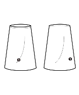 sacai（サカイ）ロング・マキシ丈スカート カーキ サイズ:1(S位) レディース/2200535959073